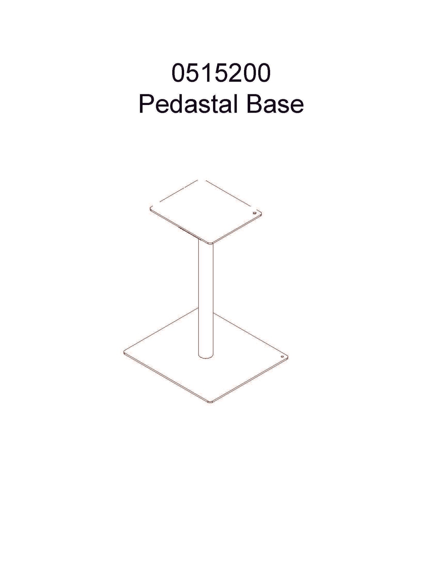 Pedestal Base