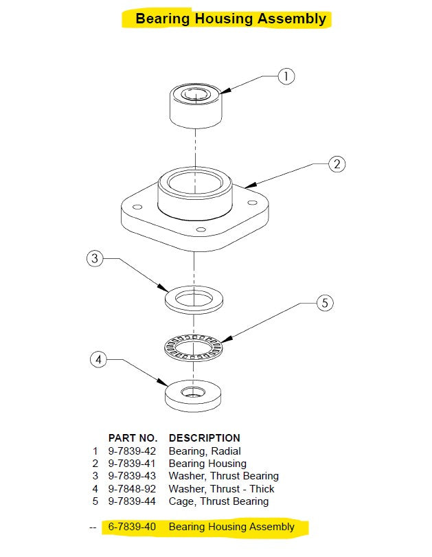 Bearing Housing Assembly