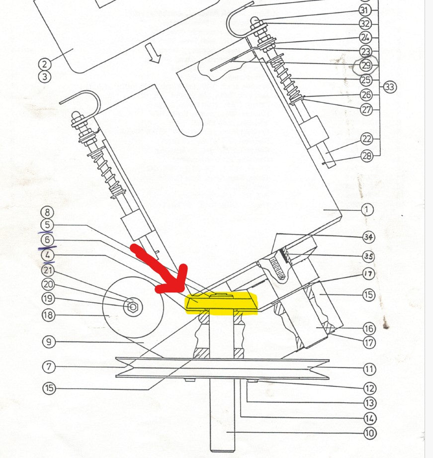 Harbil 30 degree friction drive wheel