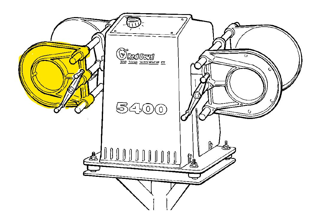 CLAMP JAW, LEFT FRONT - 1400/5400