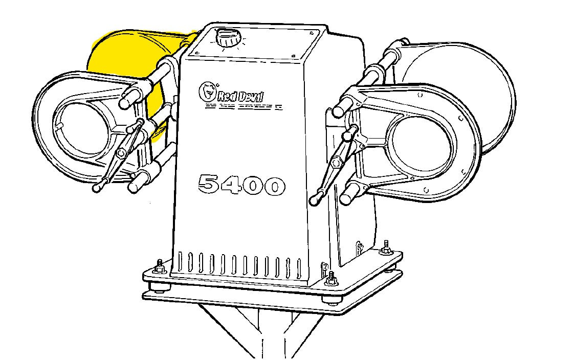 CLAMP JAW, LEFT REAR - 1400/5400